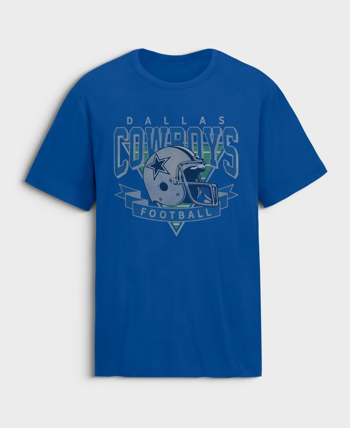 Fanatics Men's Dallas Cowboys Old Fashion Rushing Legacy Screen Print Graphic T-Shirt