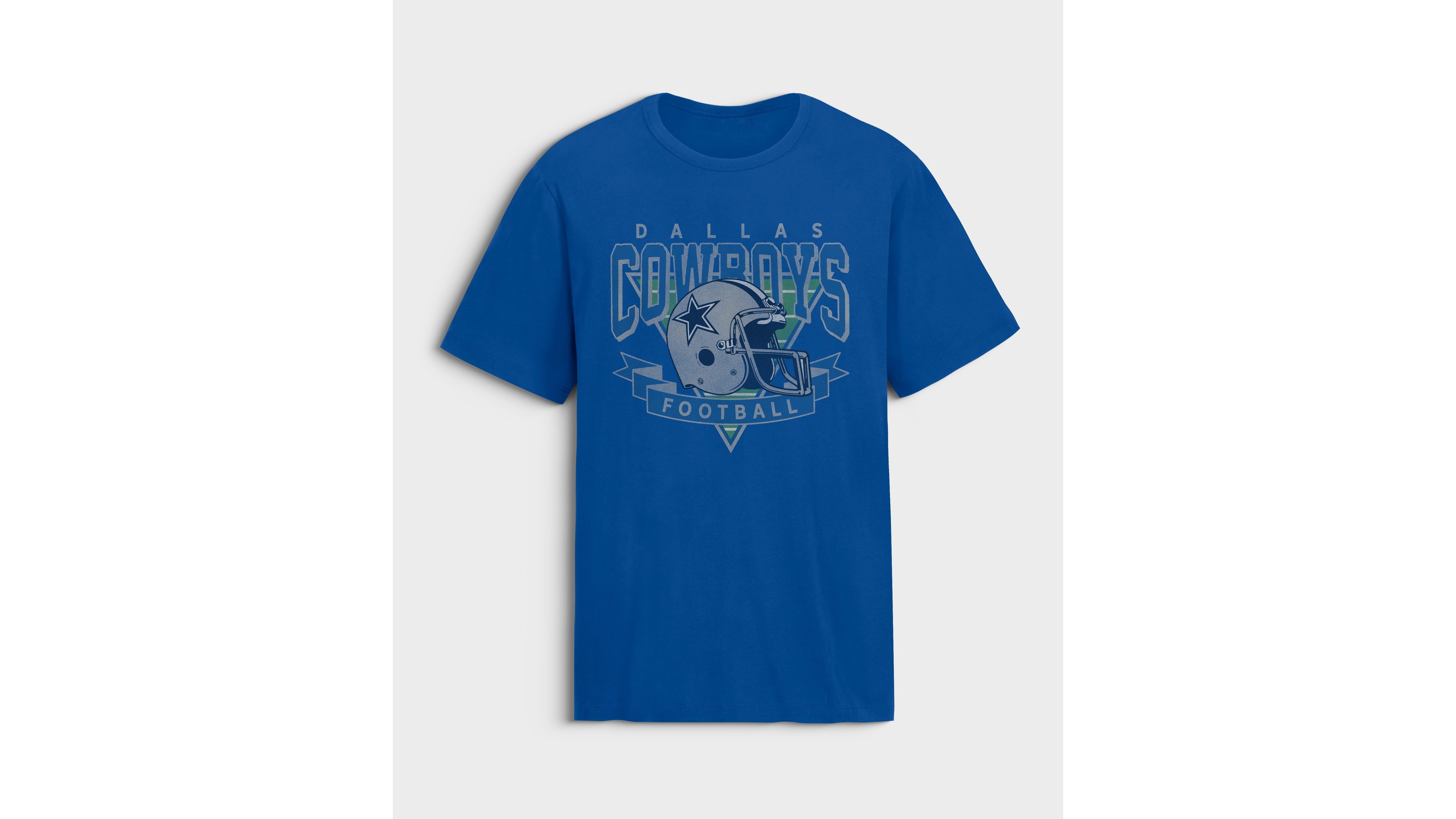Fanatics Men's Dallas Cowboys Old Fashion Rushing Legacy Screen Print Graphic T-Shirt