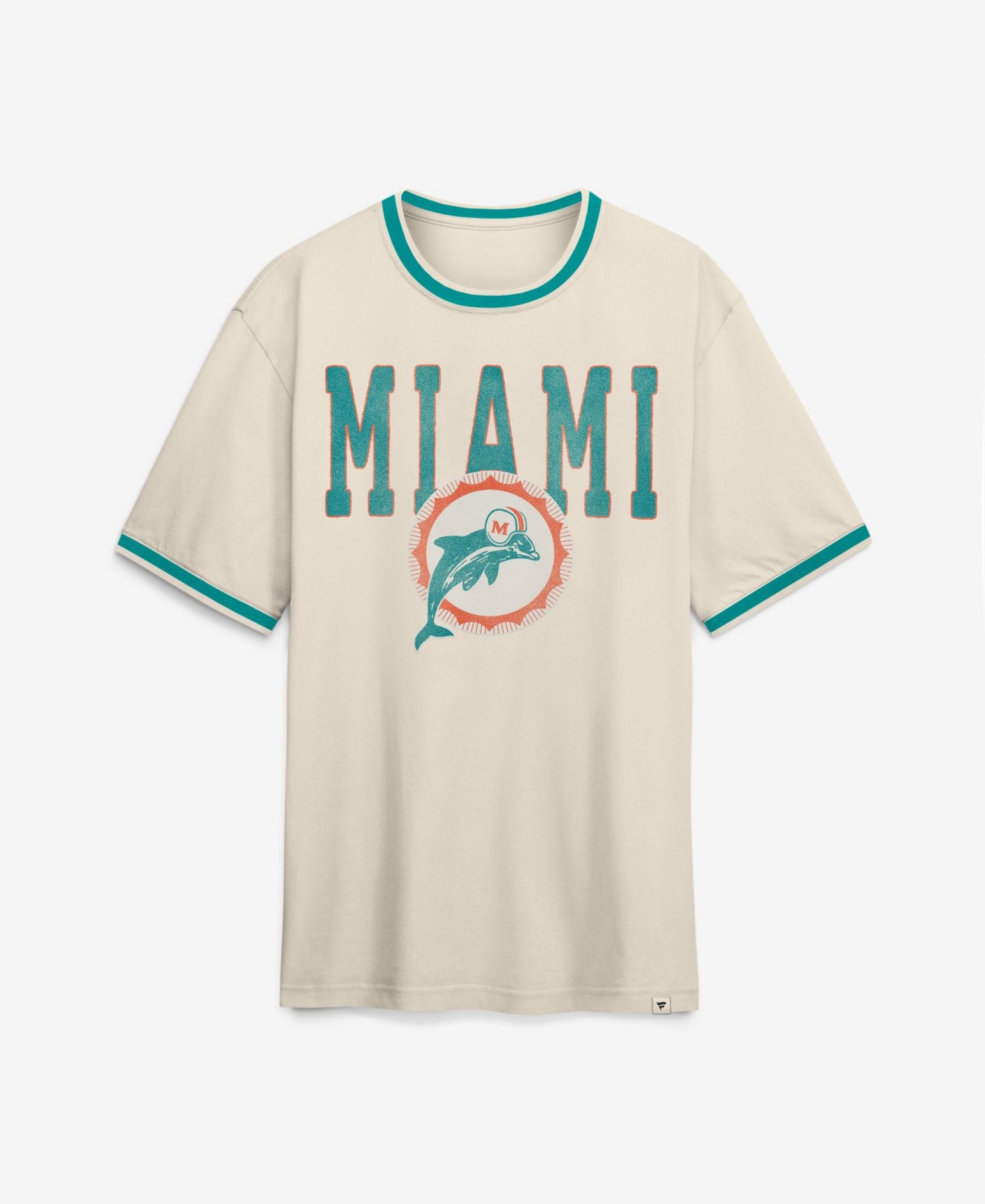 Men's Miami Dolphins Time Honored Tradition Ringer T-Shirt