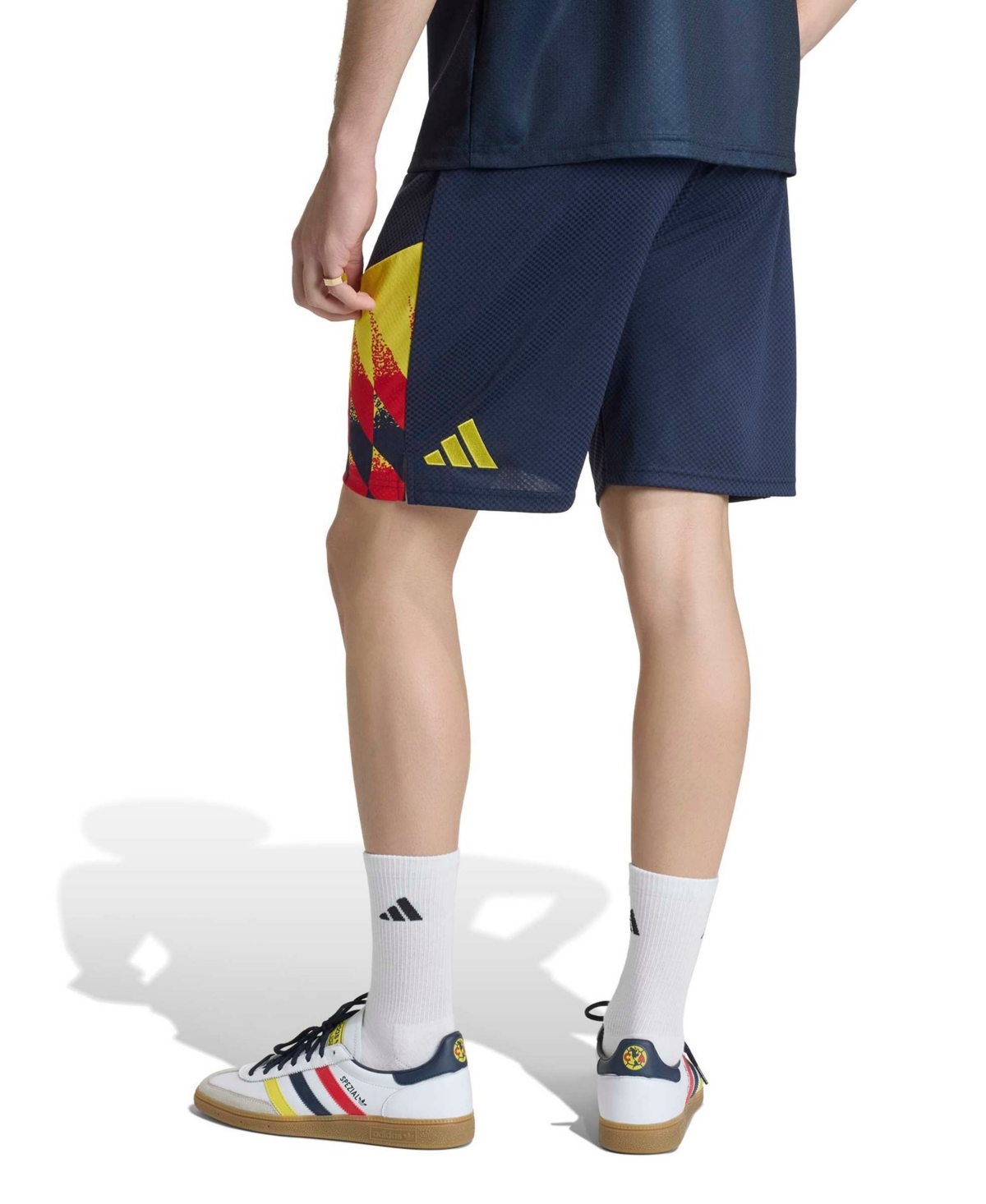 Adidas Men's Club America 2026/27 Culturewear Jacquard Pull-On Shorts
