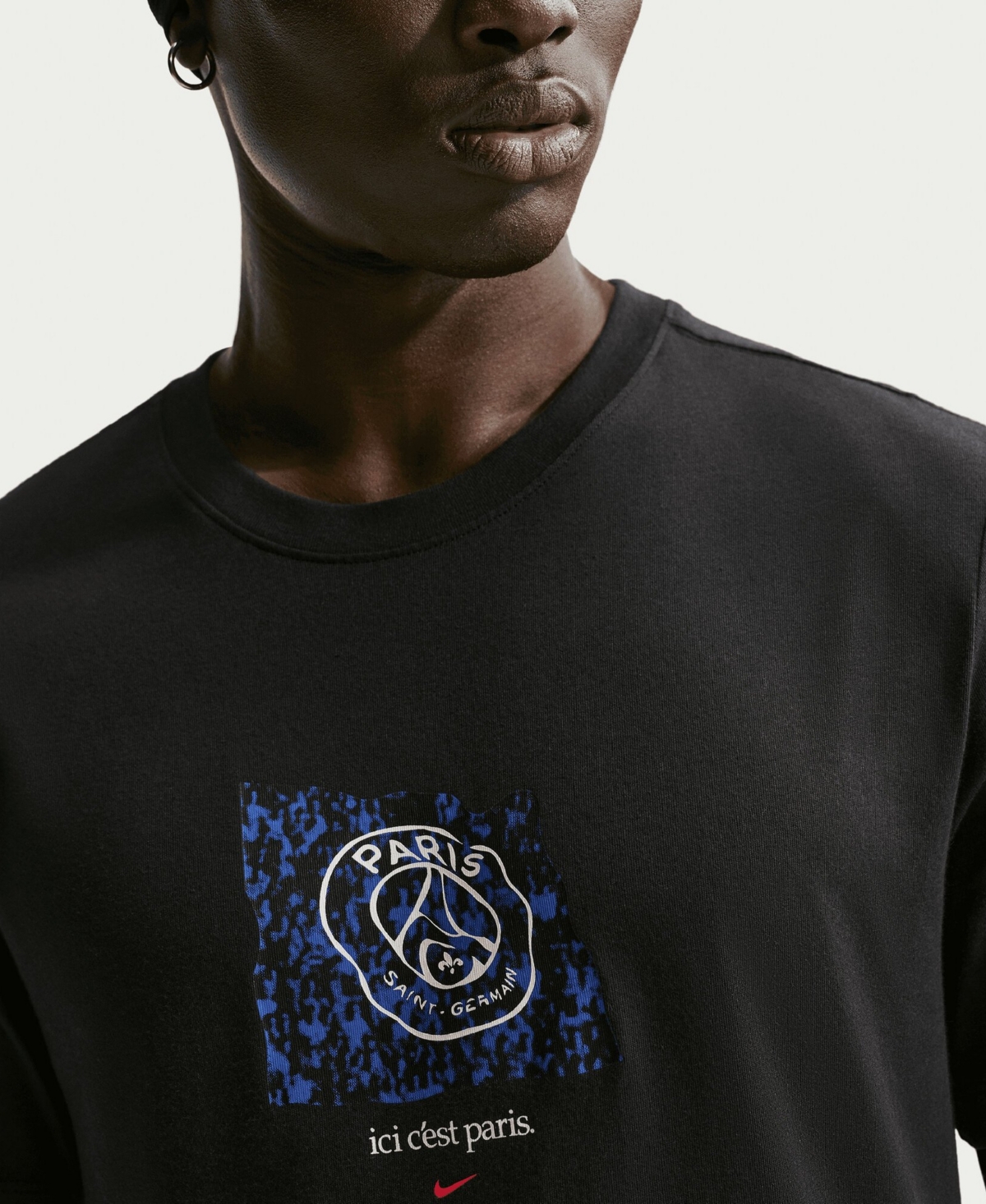 Nike Men's Paris Saint-Germain Banner Screen Print Graphics T-Shirt