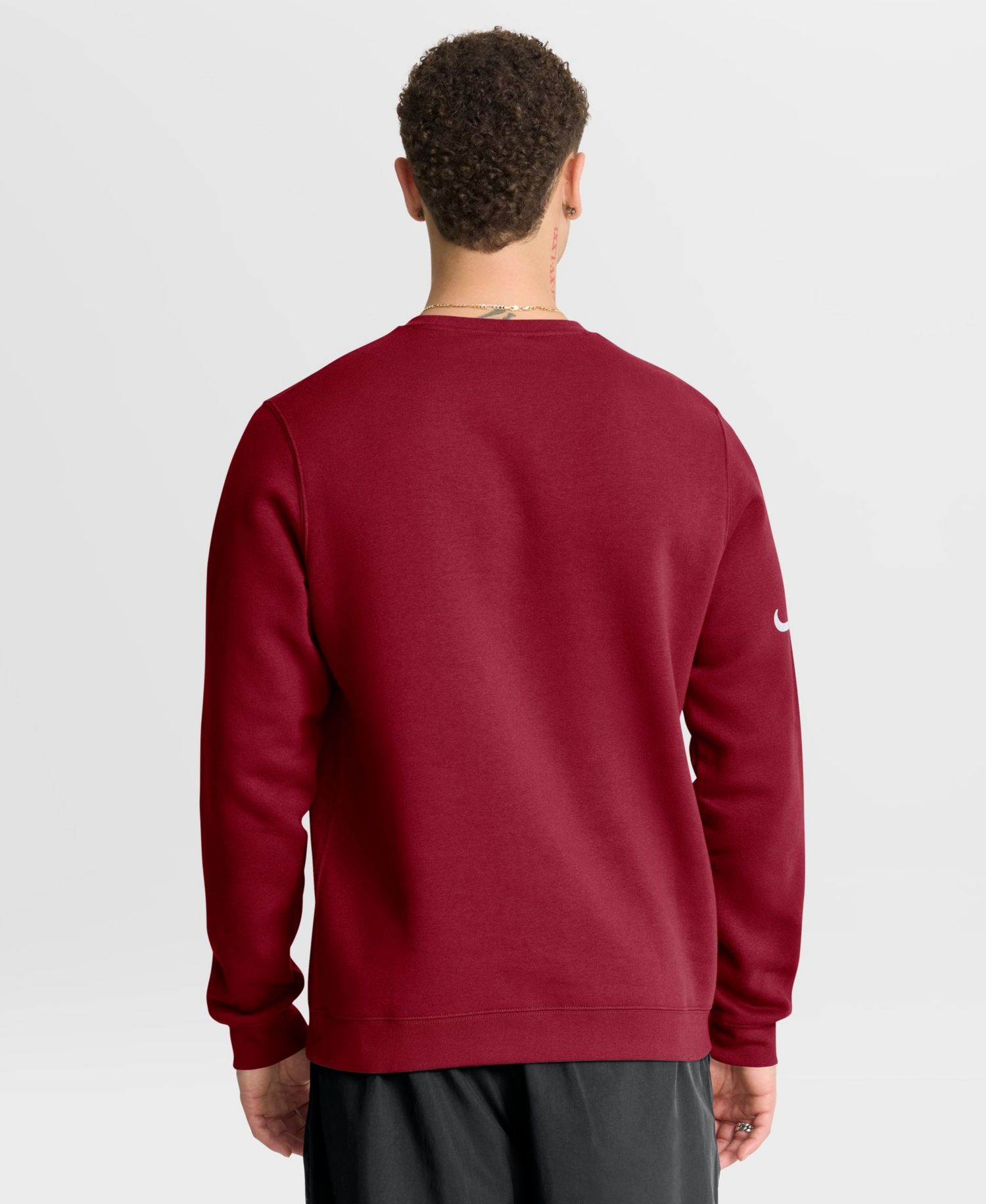 Men's Alabama Crimson Tide Alabama Sideline Club Long-Sleeve Pullover Sweatshirt