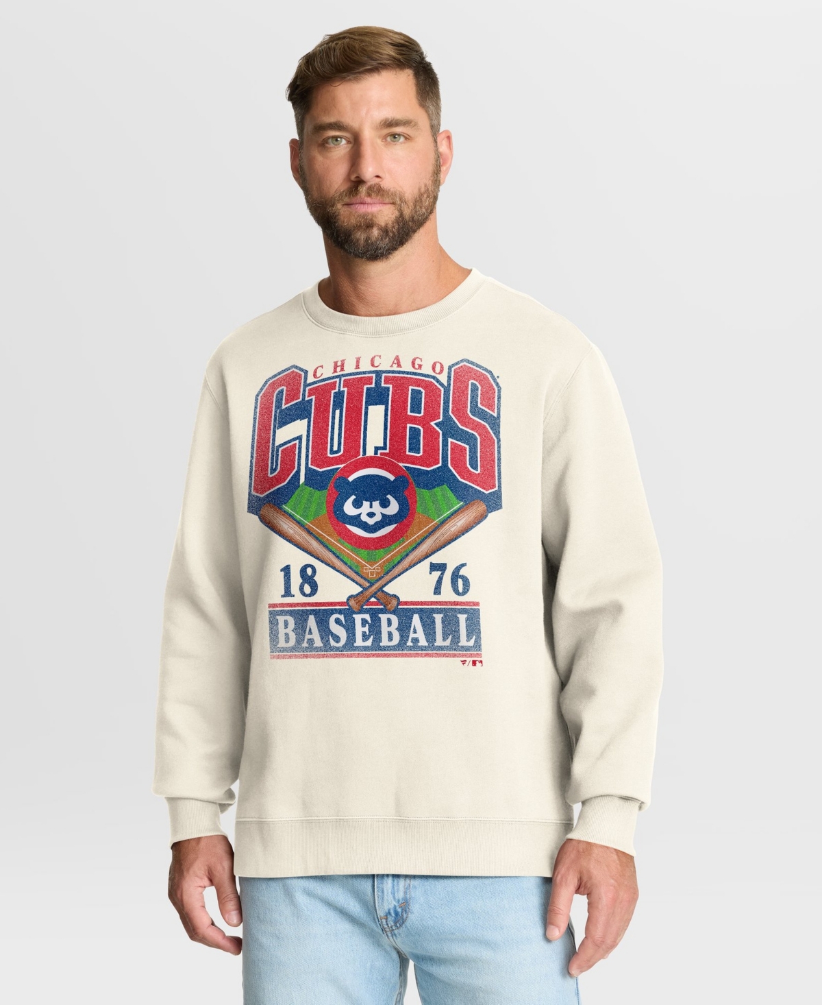 Fanatics Men's Chicago Cubs Legacy Heavyweight-Fleece Relaxed-Fit Sweatshirt