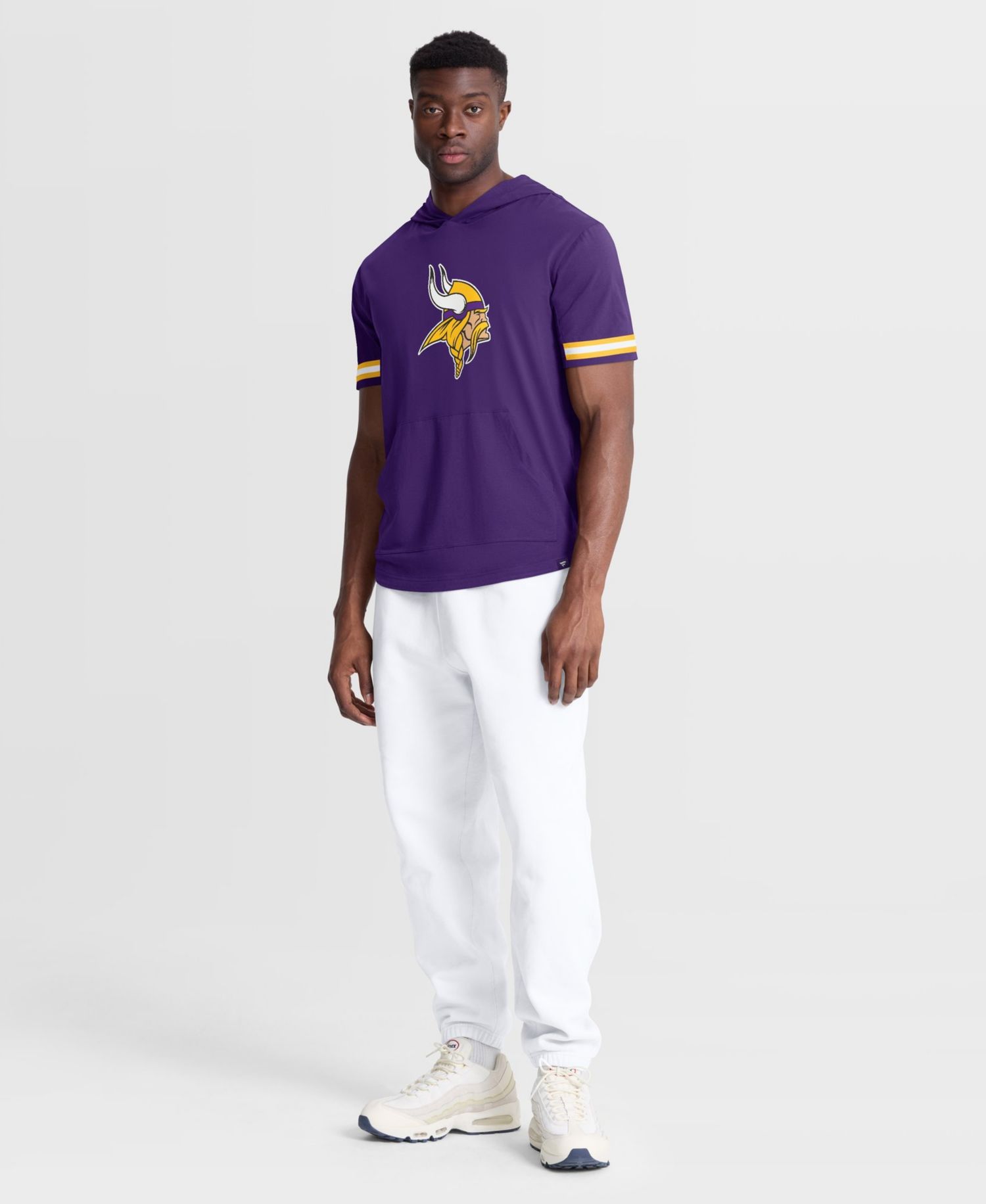 Men's Minnesota Vikings Optimal Play Short-Sleeve Classic-Fit Hoodie