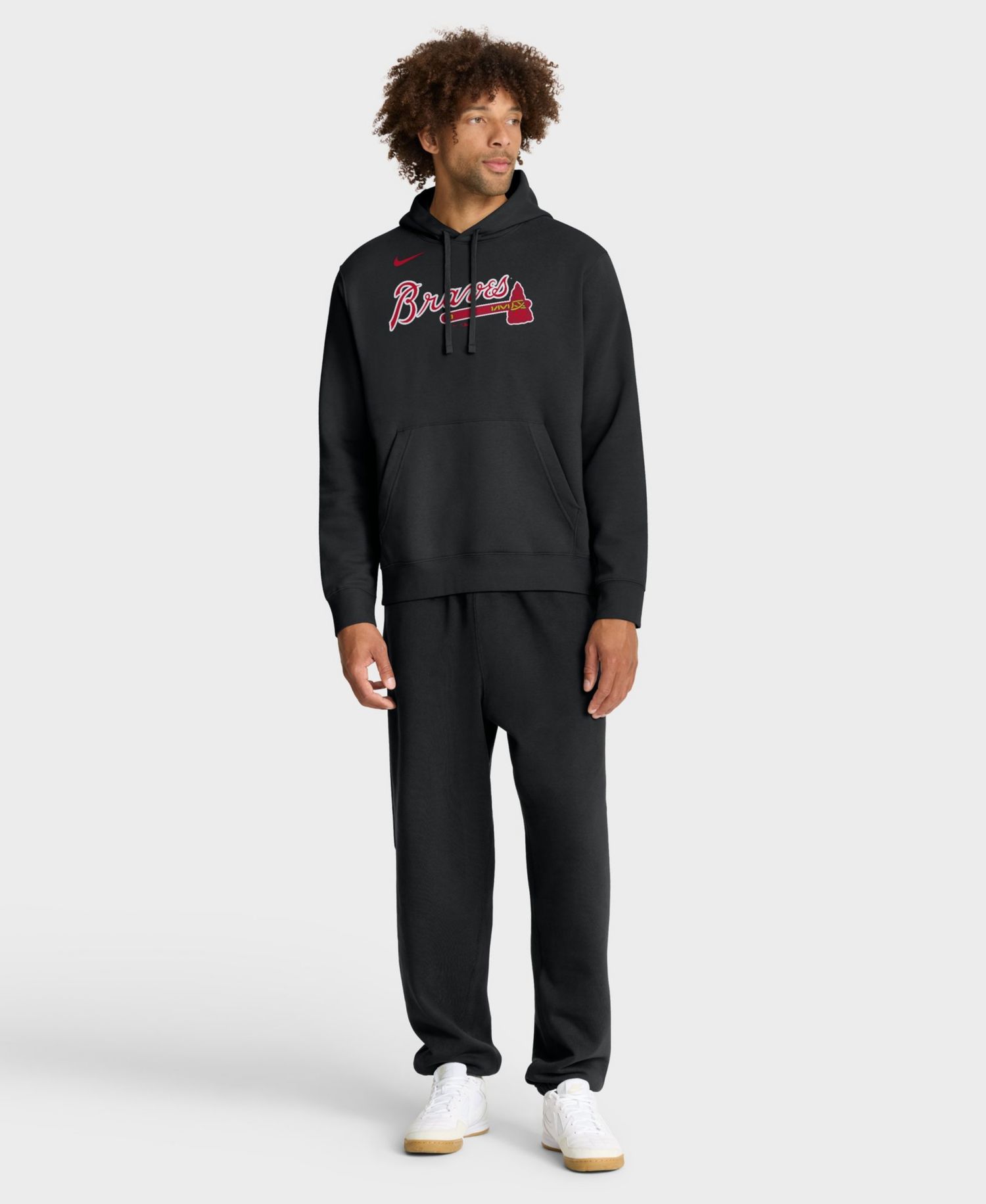 Men's Atlanta Braves Club Fleece Pullover Hoodie