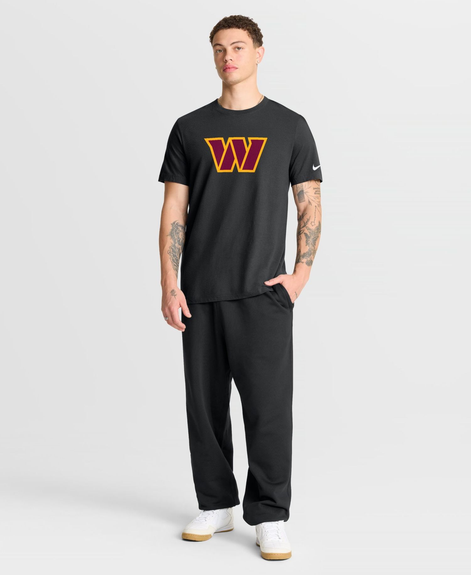 Men's Washington Commanders Essential Screen Print Graphics T-Shirt