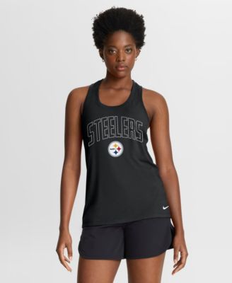 Women's Pittsburgh Steelers Primetime Scoop-Neck Tri-Blend Tank Top