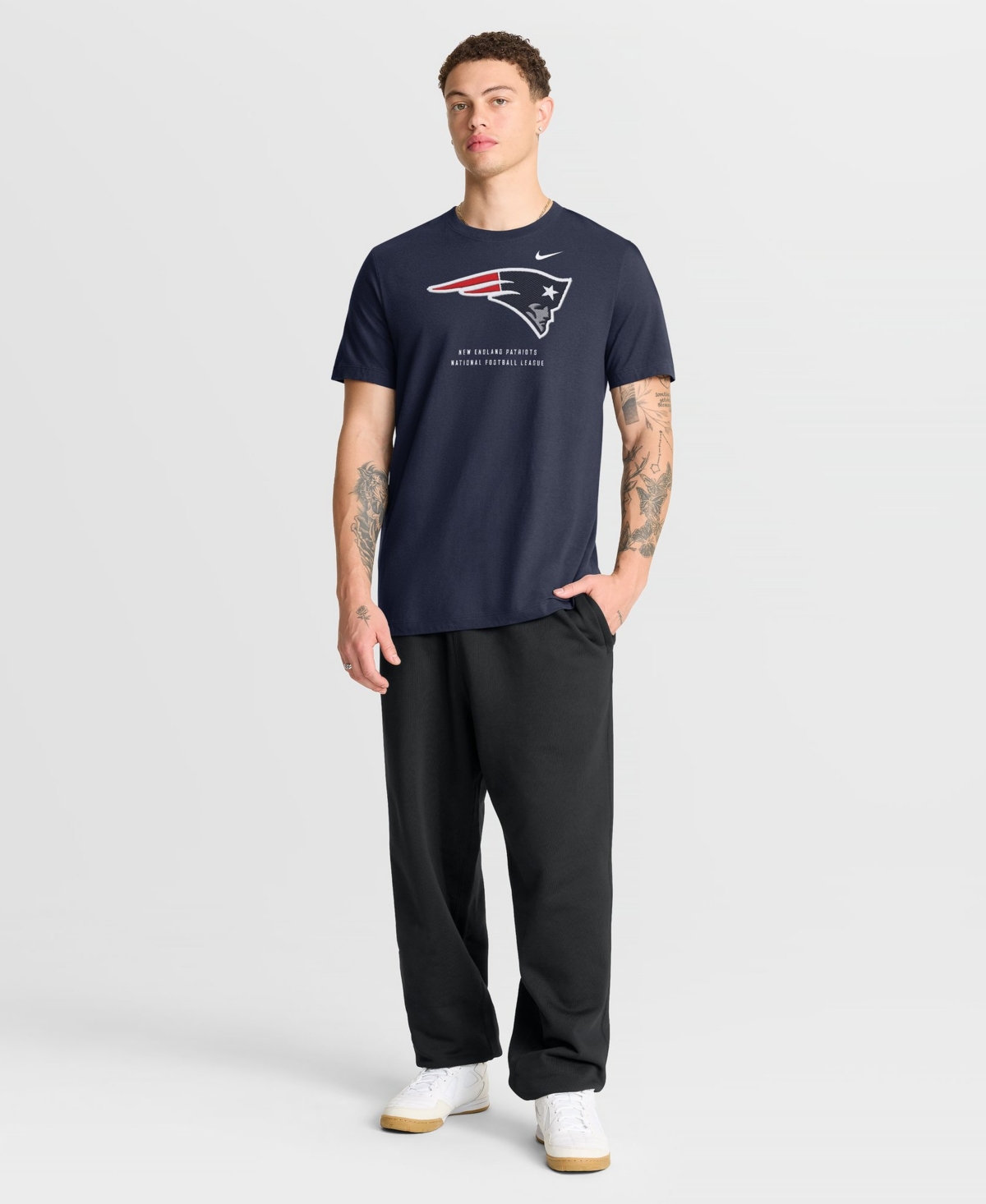 Nike Men's New England Patriots Property Of Screen-Printed T-Shirt