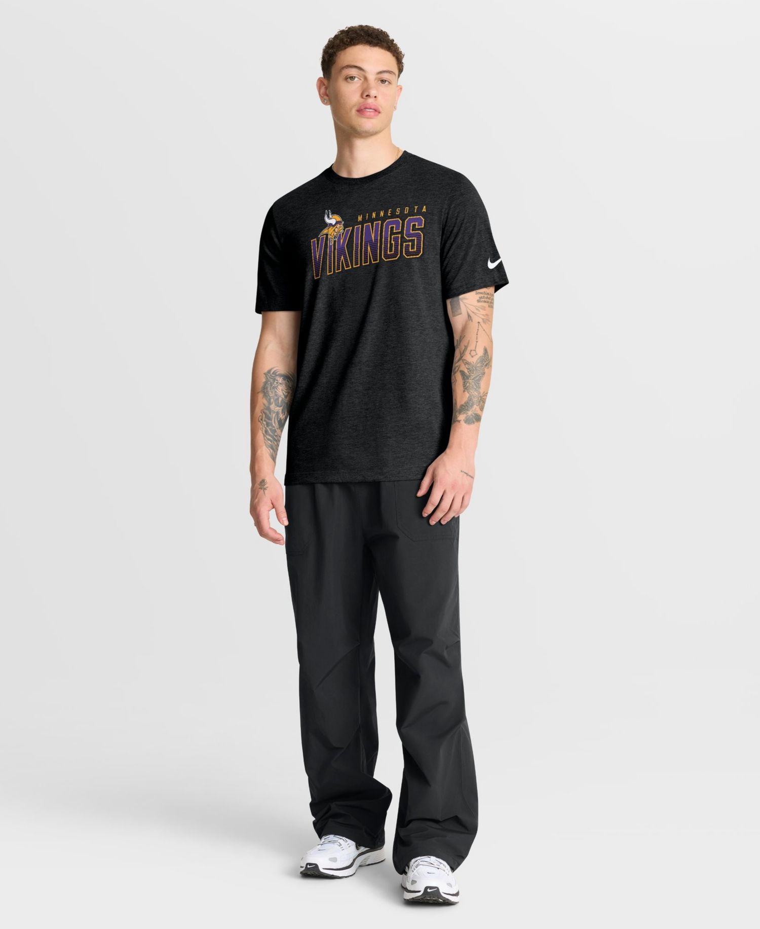 Men's Minnesota Vikings Believe The Game Tri-Blend Screen-Print Graphic T-Shirt