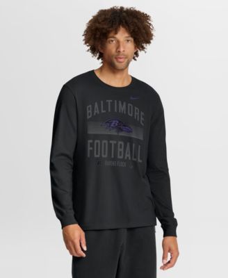 Men's Baltimore Ravens Always Prepared Essential Cotton Long-Sleeve T-Shirt