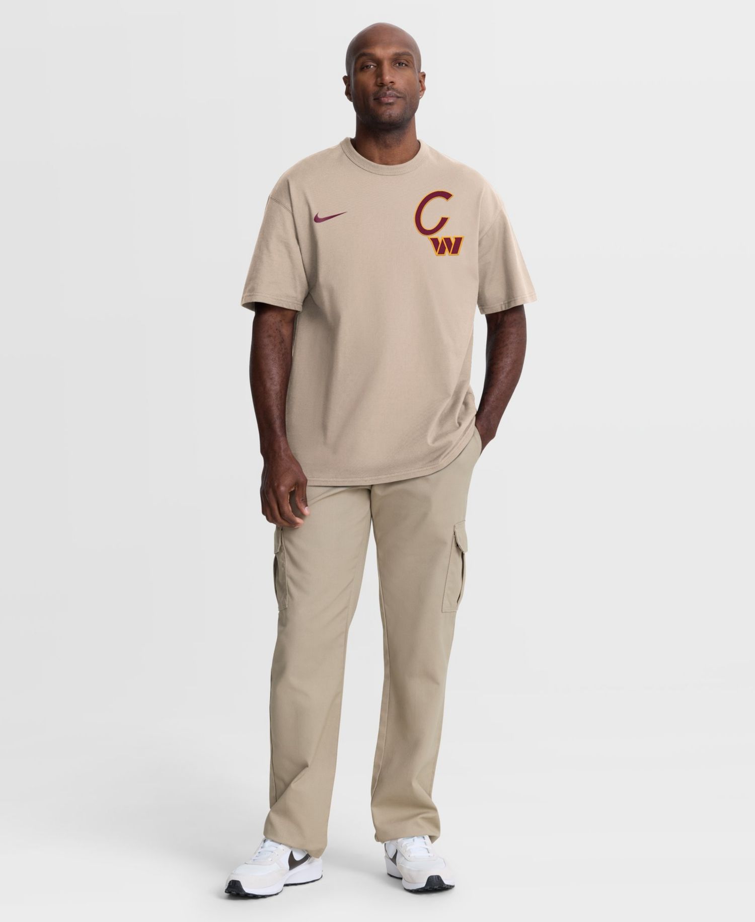 Men's Washington Commanders Rewind Max90 Relaxed-Fit Heavyweight-Cotton T-Shirt