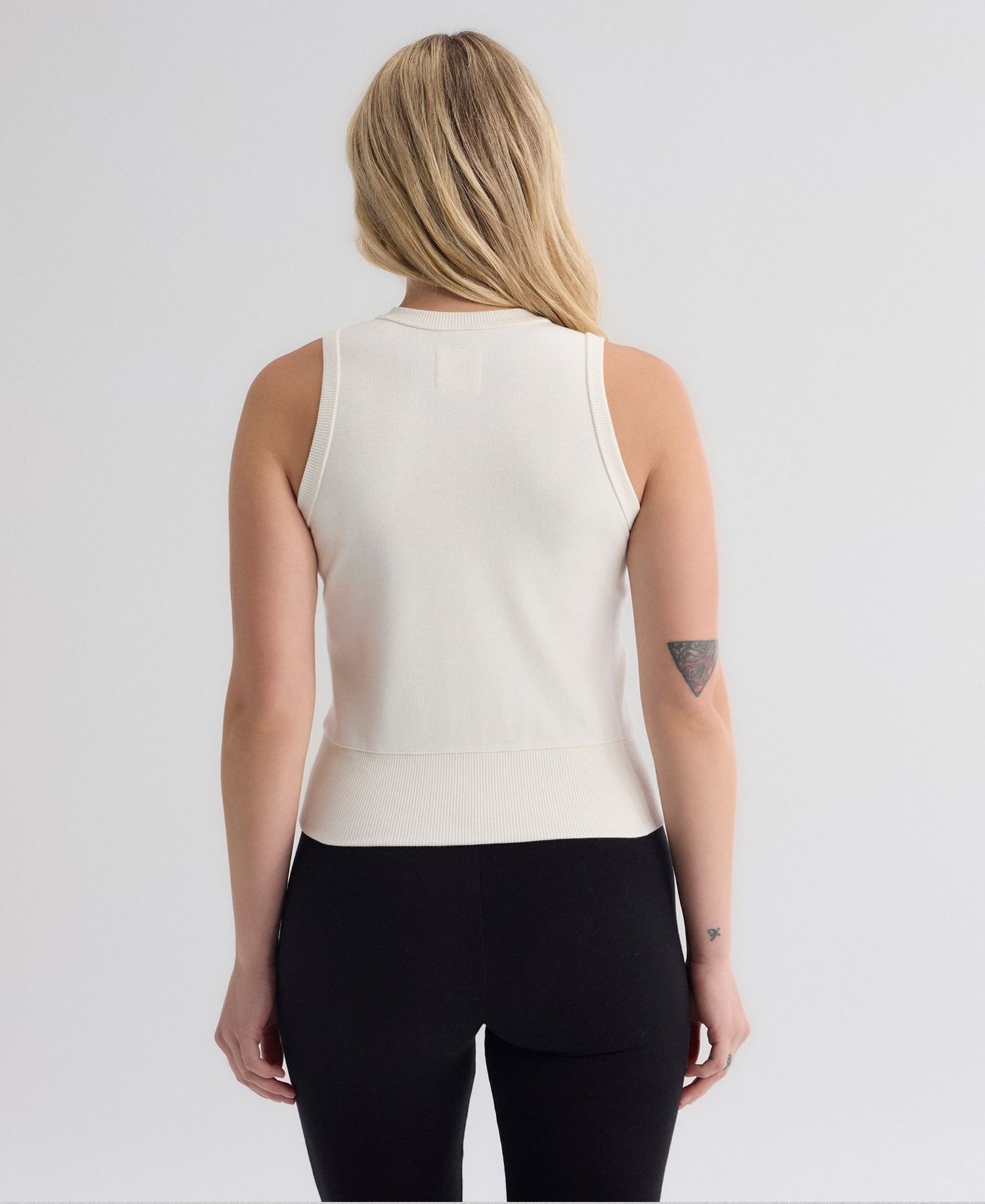 Women's New York Yankees Iconic Cropped-Ribbed Cotton Tank Top