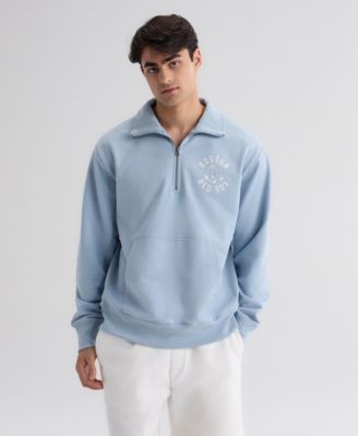 Men's Boston Red Sox Iconic Quarter-Zip Sweatshirt
