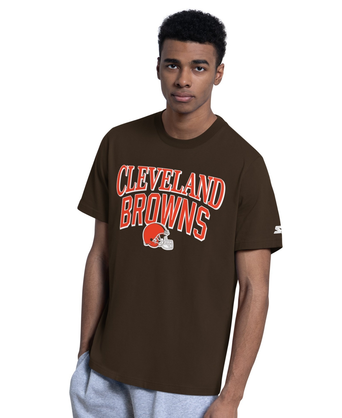 Starter Men's 2-Pack Cleveland Browns Graphic Crewneck T-Shirts
