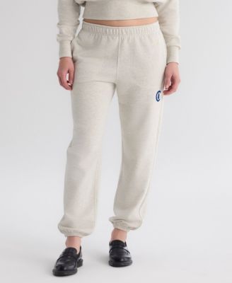 Women's Chicago Cubs Iconic High-Rise Tapered-Leg Track Pants