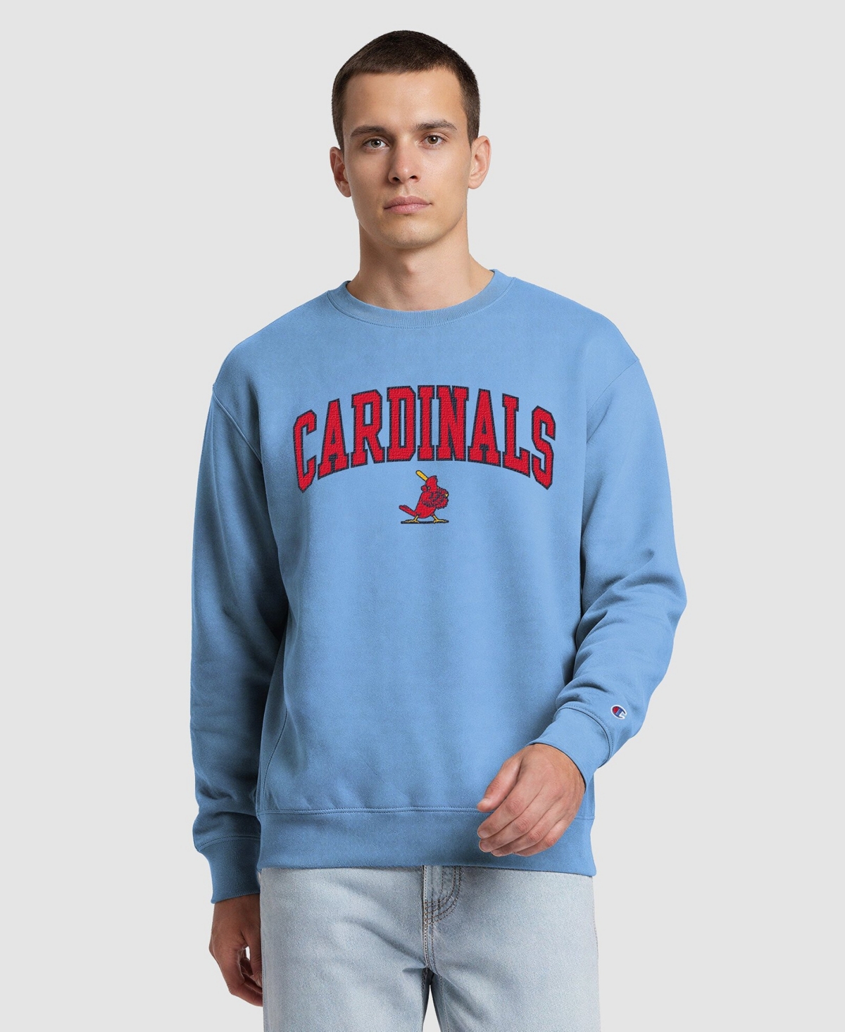 Champion Men's Volume St. Louis Cardinals Graphic Crewneck Sweatshirt