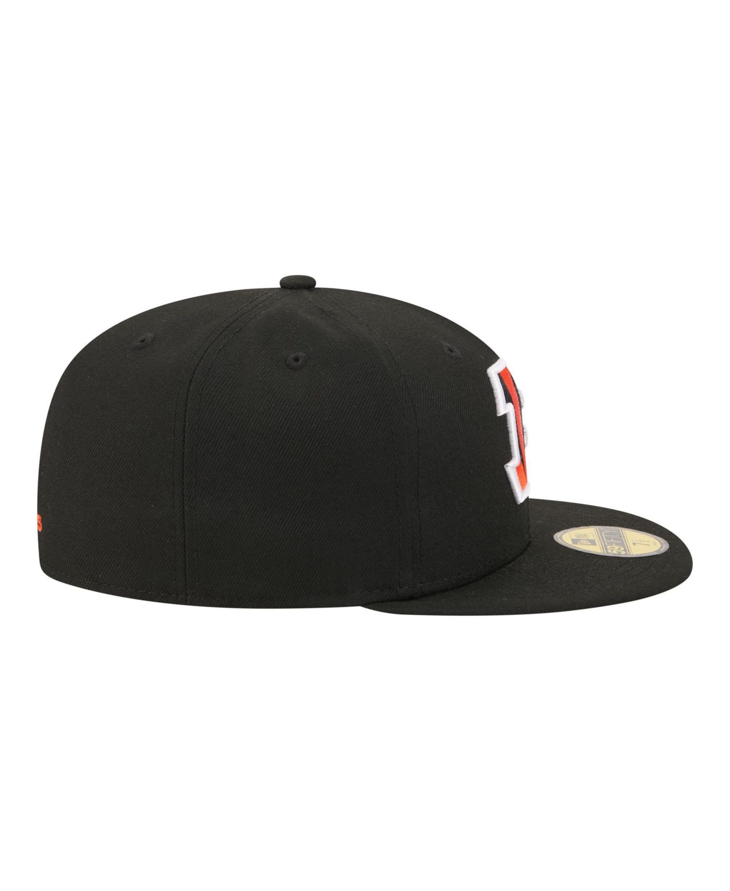Cincinnati Bengals Fitted Flat-Bill Core Team 59FIFTY Hat