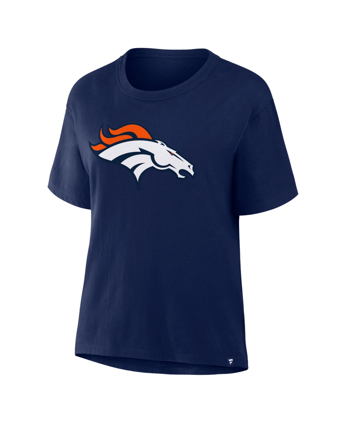 Fanatics Women's Denver Broncos Essential Legacy Screen Print Relaxed-Fit Crewneck T-Shirt