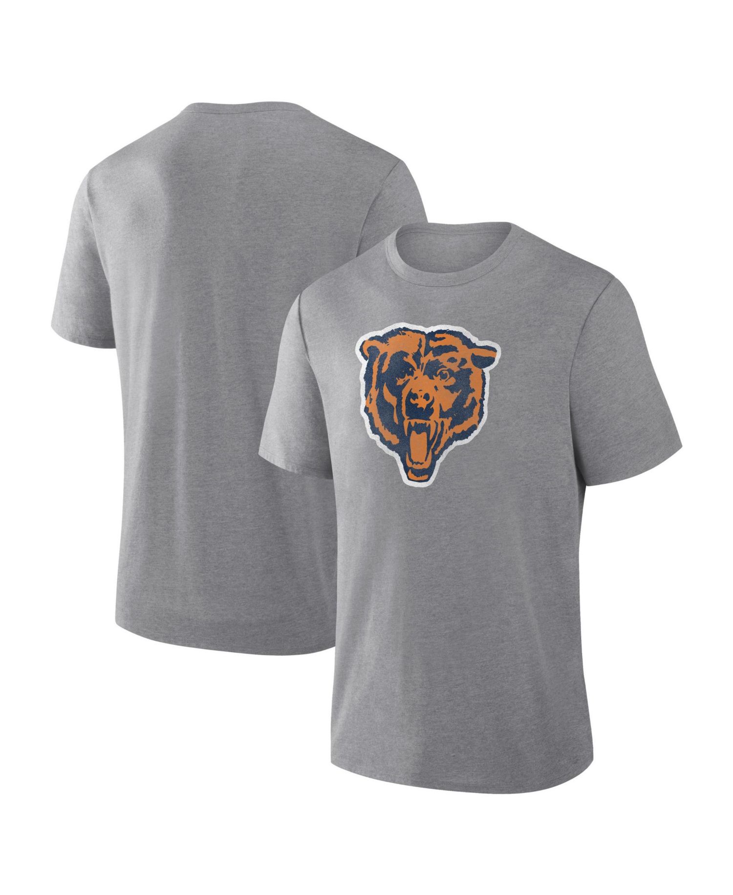 Men's Chicago Bears Vintage Heritage Tribute Tri-Blend T-Shirt