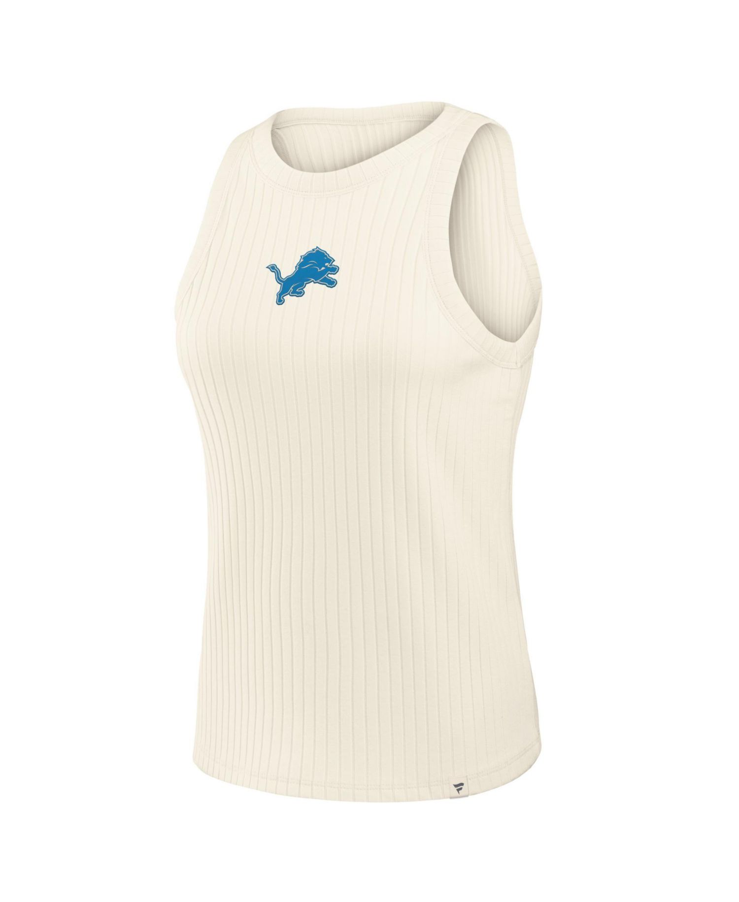 Women's Detroit Lions Star Play Tri-Blend Ribbed Sleeveless Tank Top