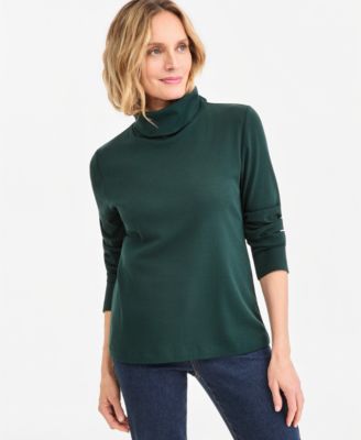 Women's Long-Sleeve Knit Turtleneck, Macy's Exclusive