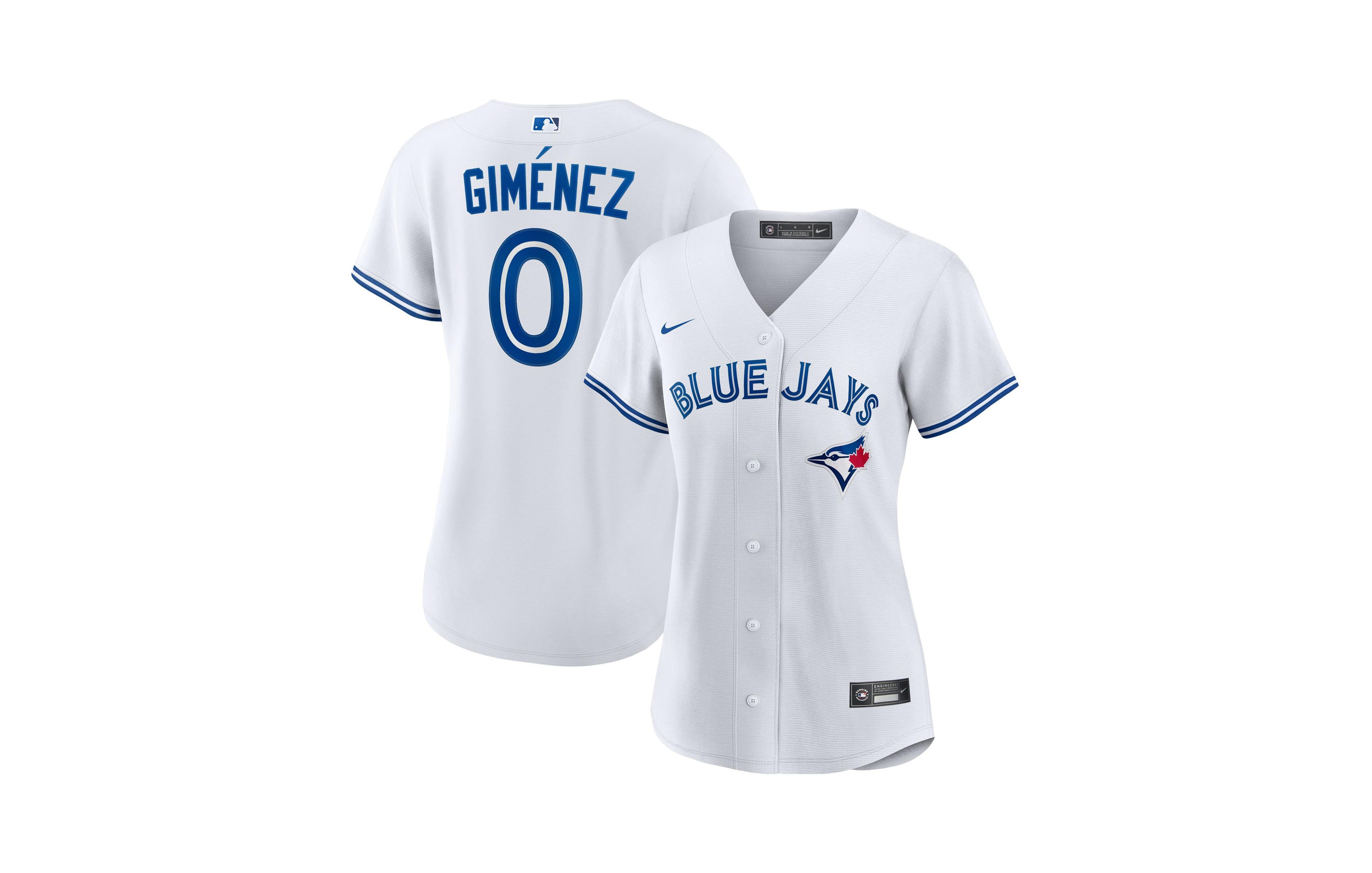 Nike Women's Toronto Blue Jays Andres Gimenez Short-Sleeve V-Neck Jersey