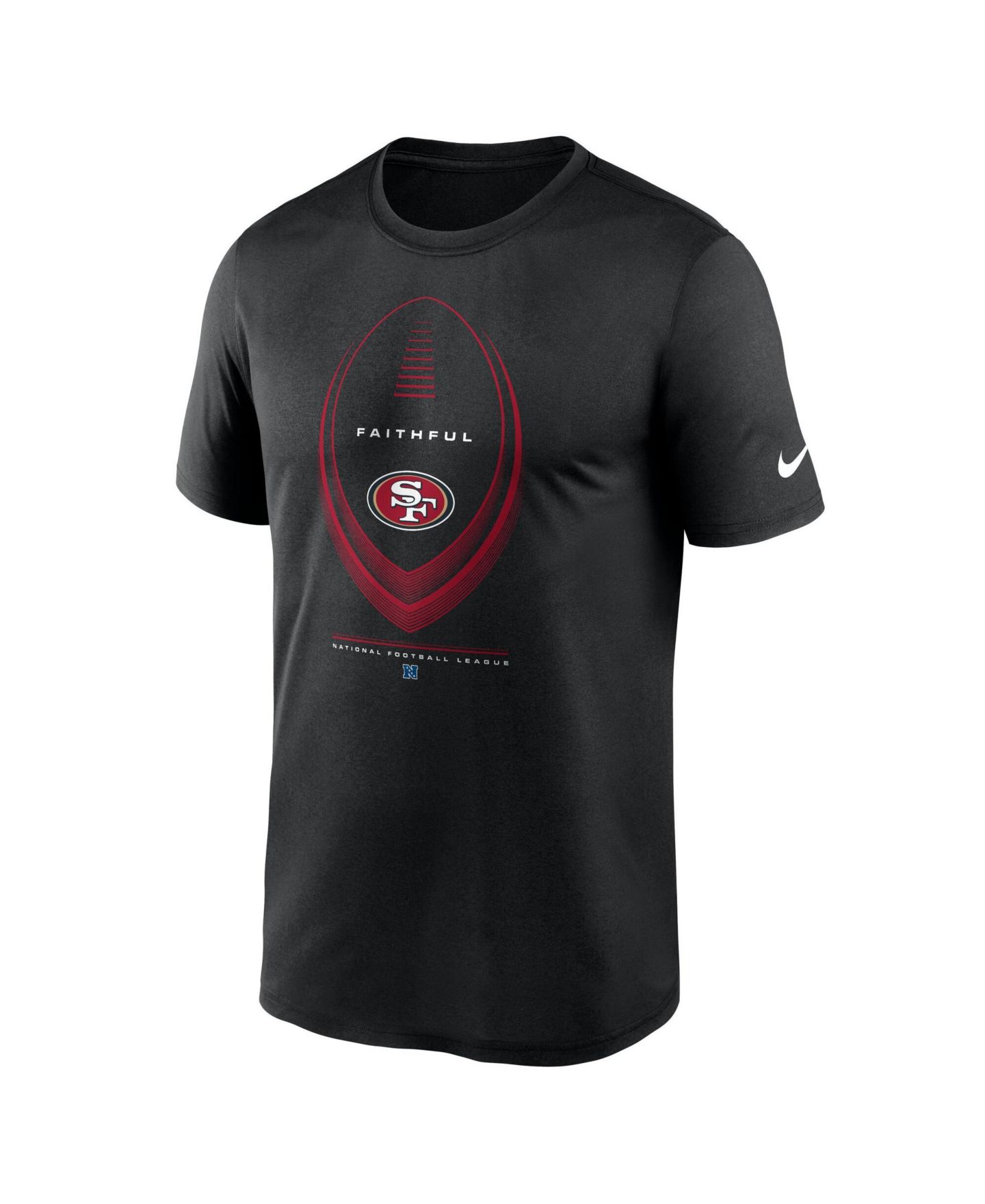 Мужская футболка Nike Big & Tall San Francisco 49ers Legend Icon Graphic Crewneck — фото 4