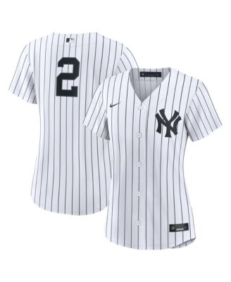 Women's New York Yankees Derek Jeter Home Retired Replica Jersey