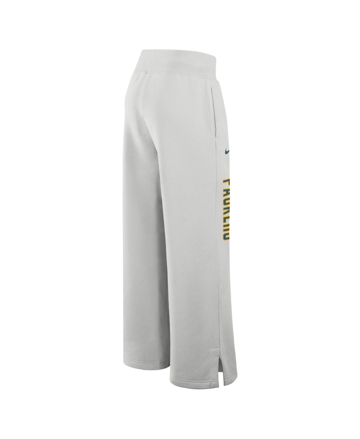 Женские брюки Nike Green Bay Packers Primetime Phoenix Wide-Leg Brushed French Terry Sweatpants — фото 4