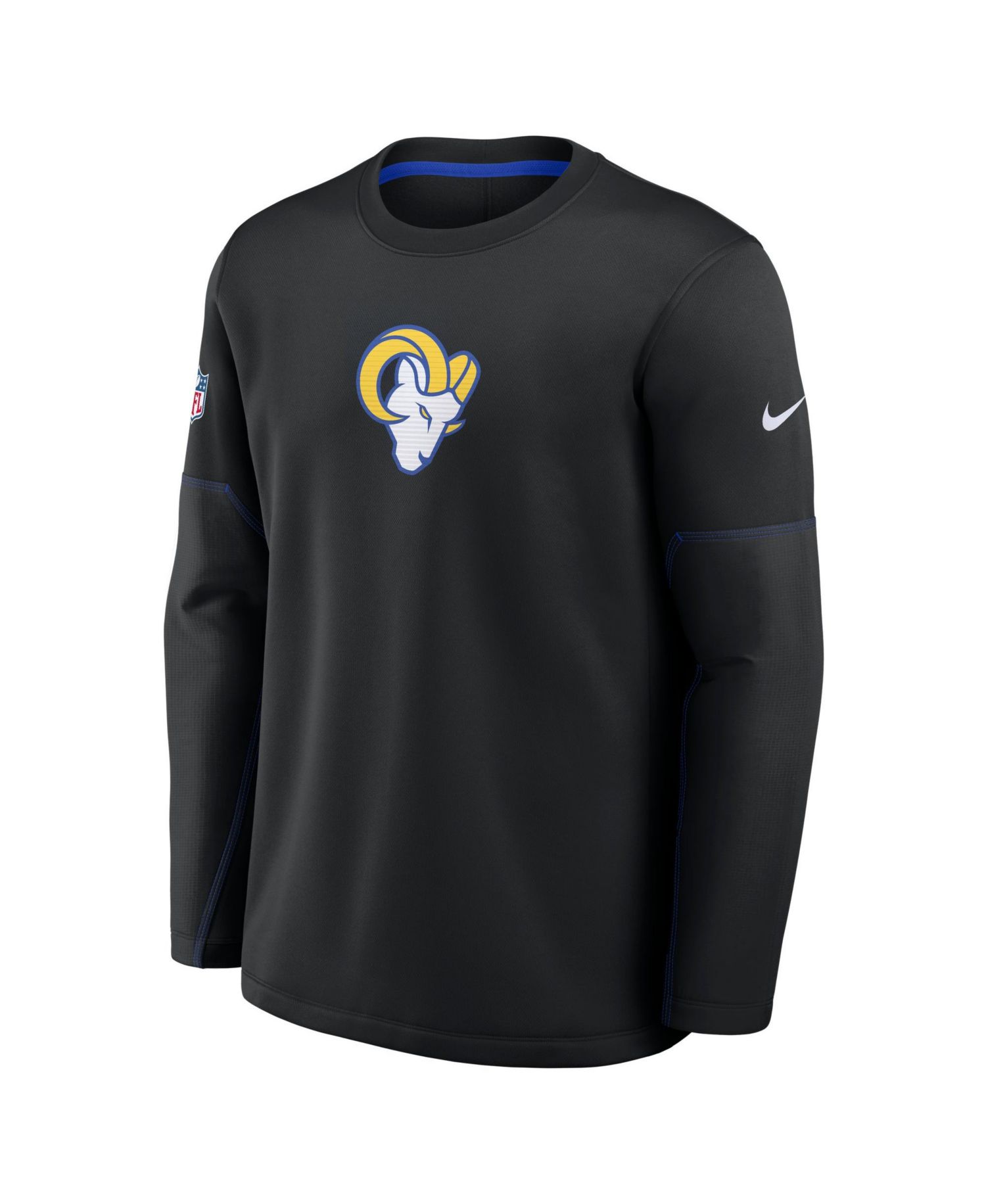 Men's Los Angeles Rams Sideline Coaches Midweight-Graphic Sweatshirt
