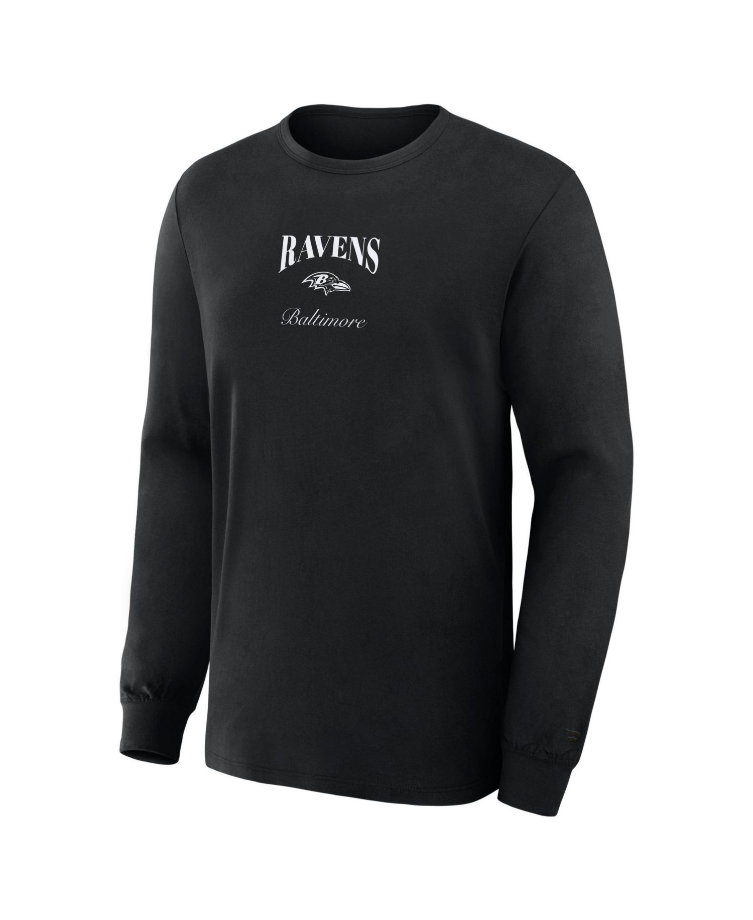 Men's Baltimore Ravens Midnight Falls Long-Sleeve Graphic T-Shirt