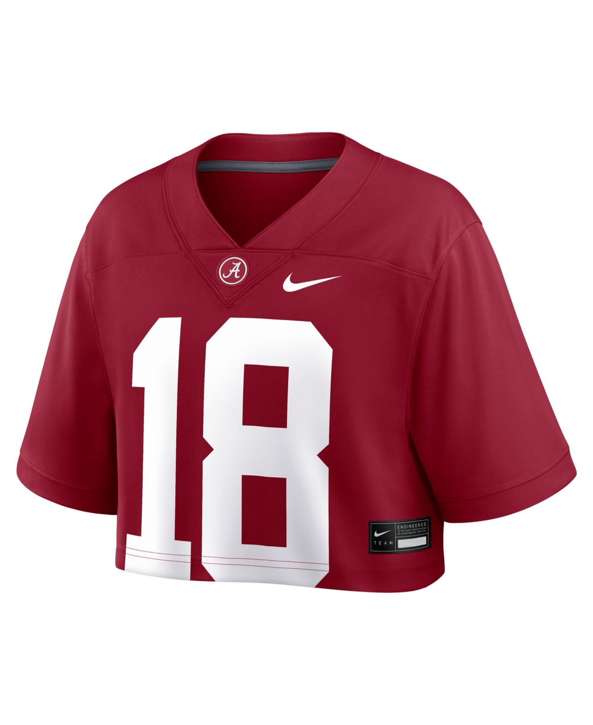 Nike Women's Alabama Crimson Tide Crop V-Neck Jersey