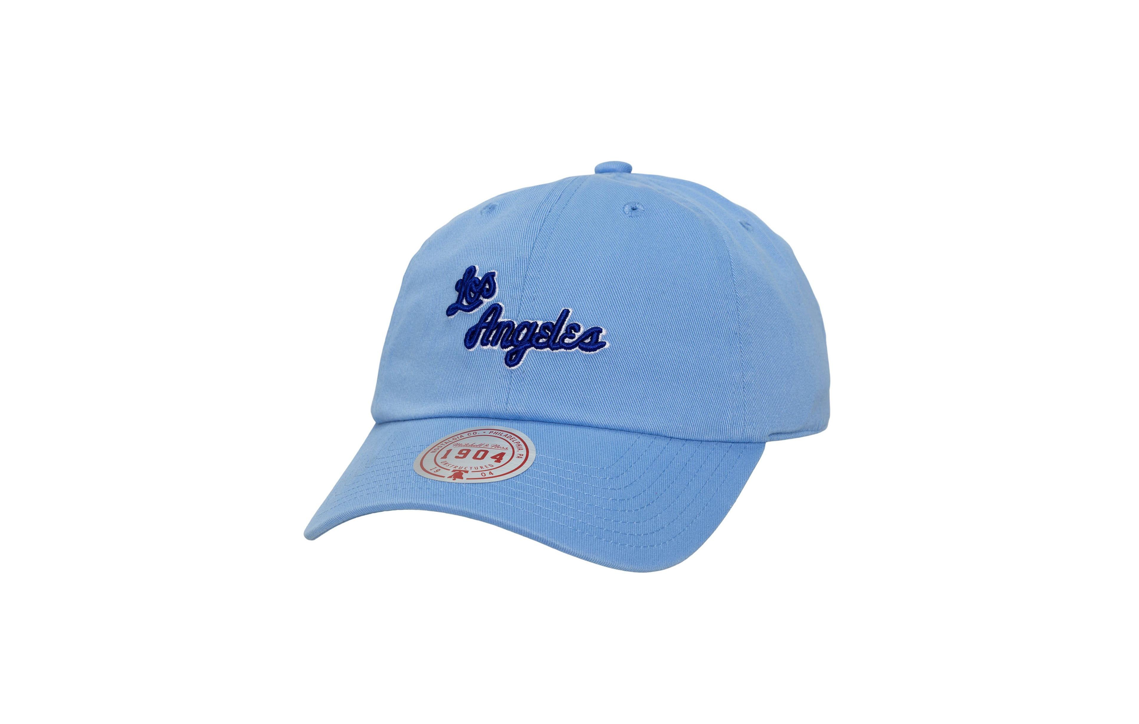 Mitchell & Ness Los Angeles Lakers Hardwood Classics 1904 Low-Crown Adjustable Baseball Cap