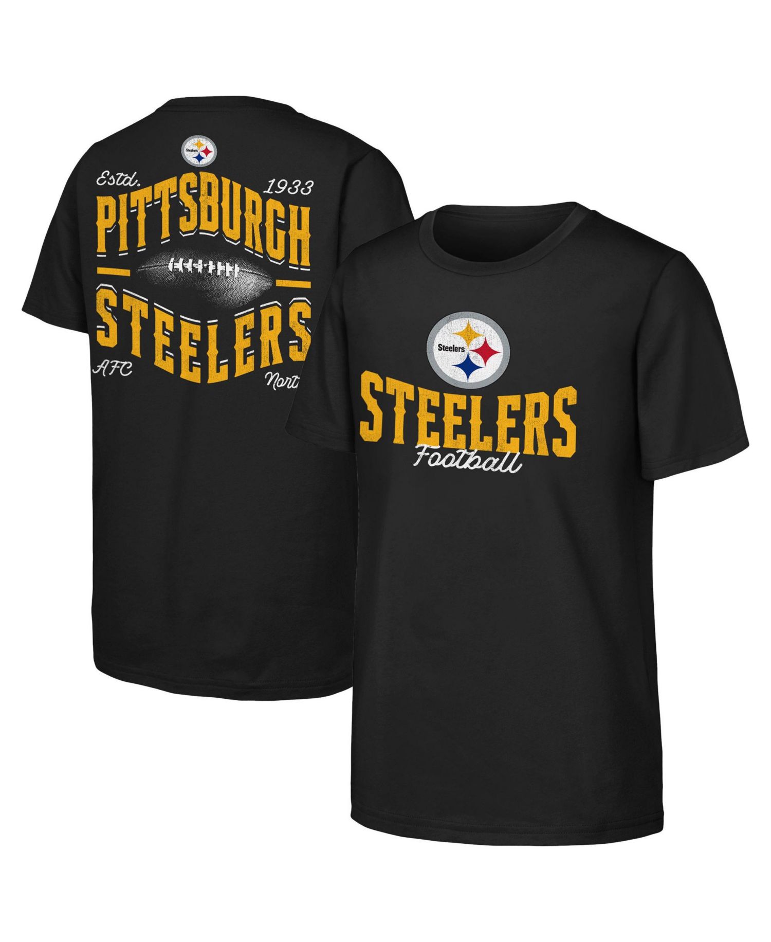 Boys' and Girls' Pittsburgh Steelers Top Pick Regular-Fit T-Shirt