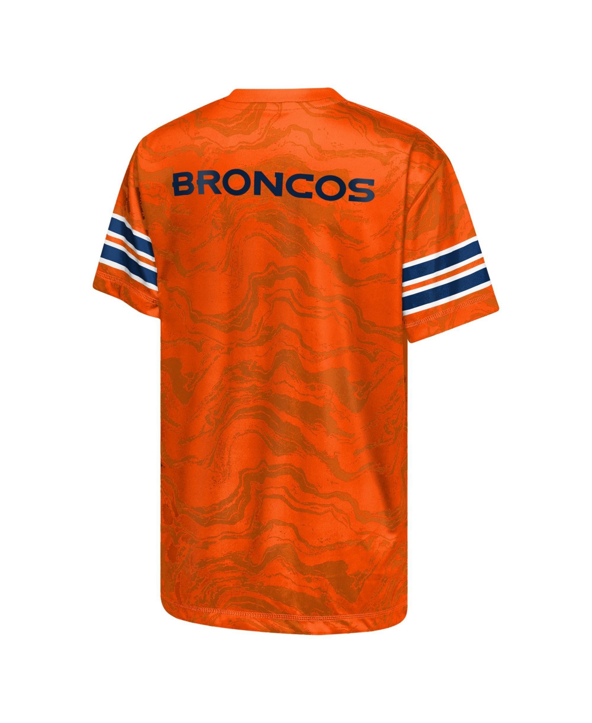 Outerstuff Boys' and Girls' Denver Broncos Slant Route Graphic Regular-Fit T-Shirt