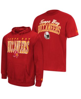Men's Tampa Bay Buccaneers Vintage Logo Rib-Knit Hoodie and T-Shirt, 2-Piece Set
