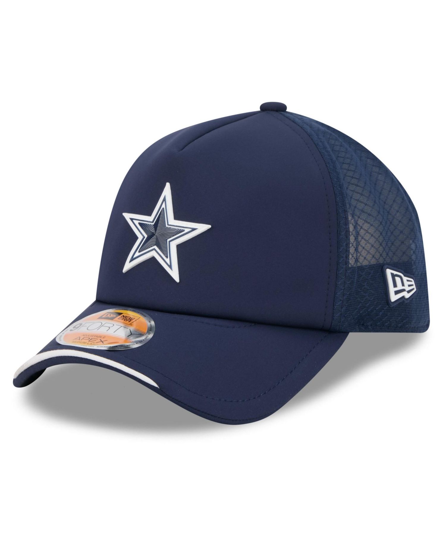 Men's Dallas Cowboys 9FORTY Apex Adjustable Mesh Trucker Hat
