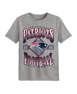 Boys' and Girls' 2T-5T Of Days Past New England Patriots Retro Oversized T-Shirt