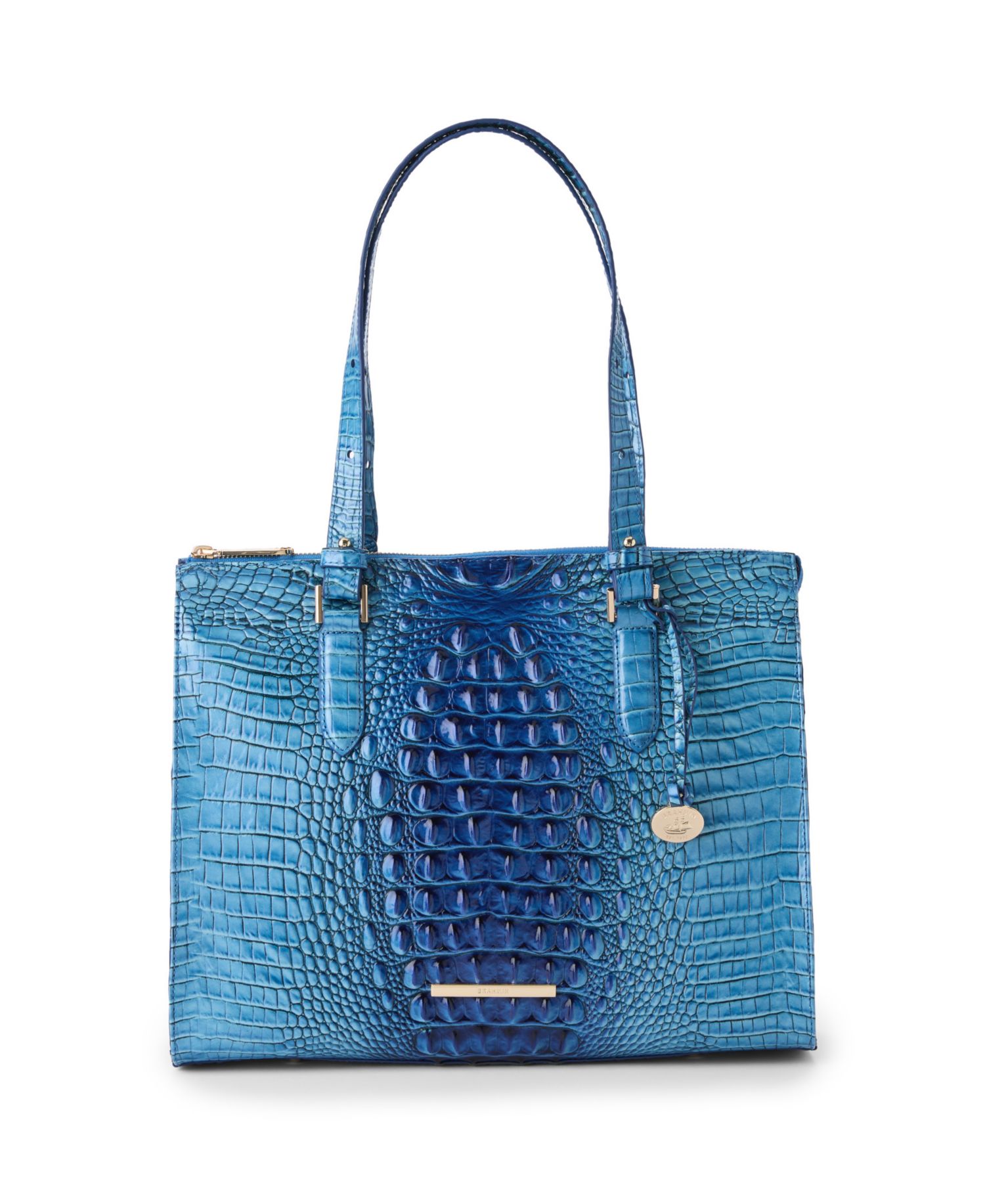 Anywhere Melbourne Embossed Medium Leather Tote Bag