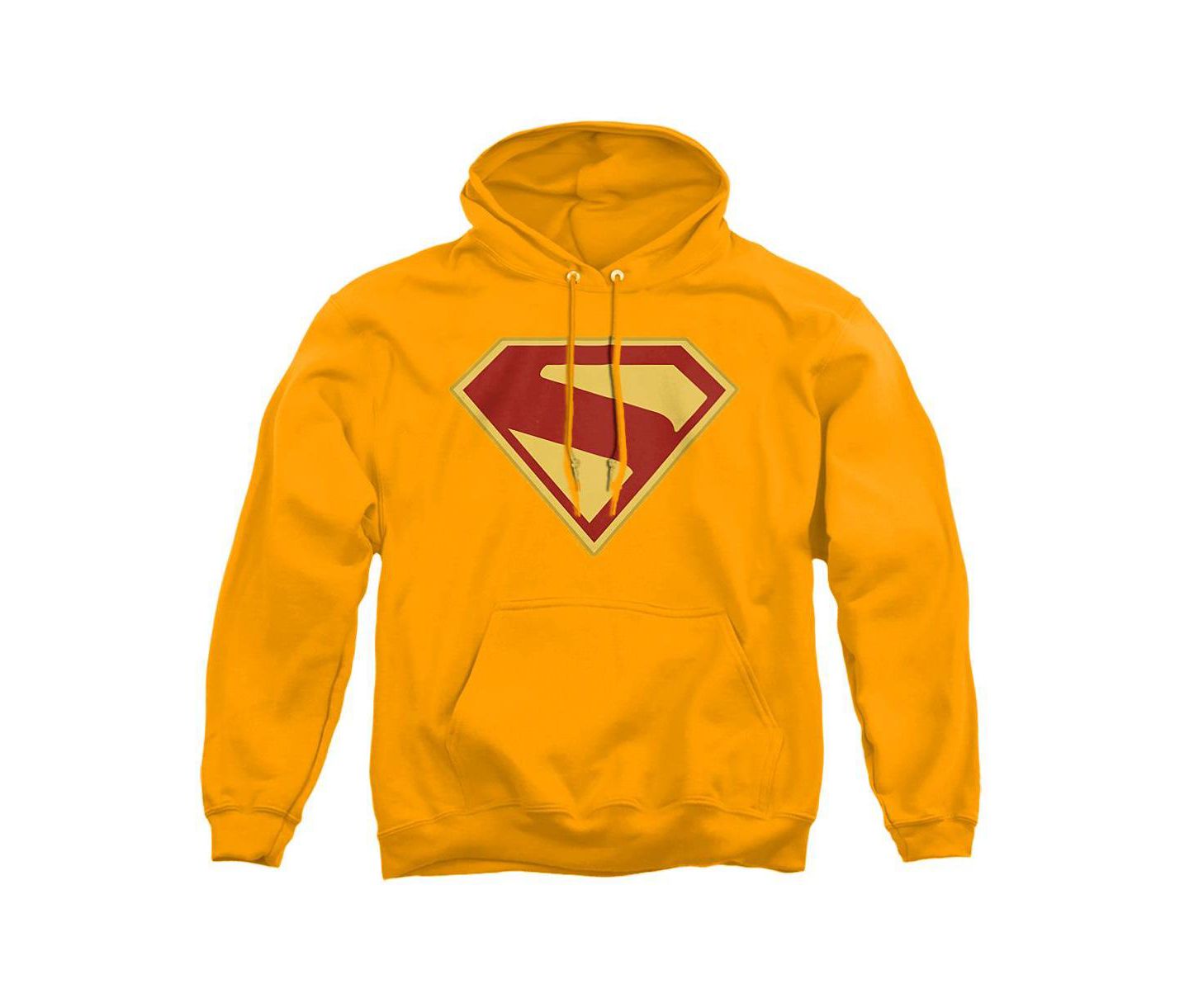 Мужское худи Superman Big & Tall 2025 Logo Graphic Kangaroo-Pocket, цвет: Золотой — фото 1