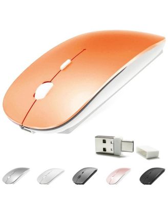 Rechargeable 4 Mode Wireless Silent Mouse Ultra Slim Ergonomic For Laptop PC Tablet