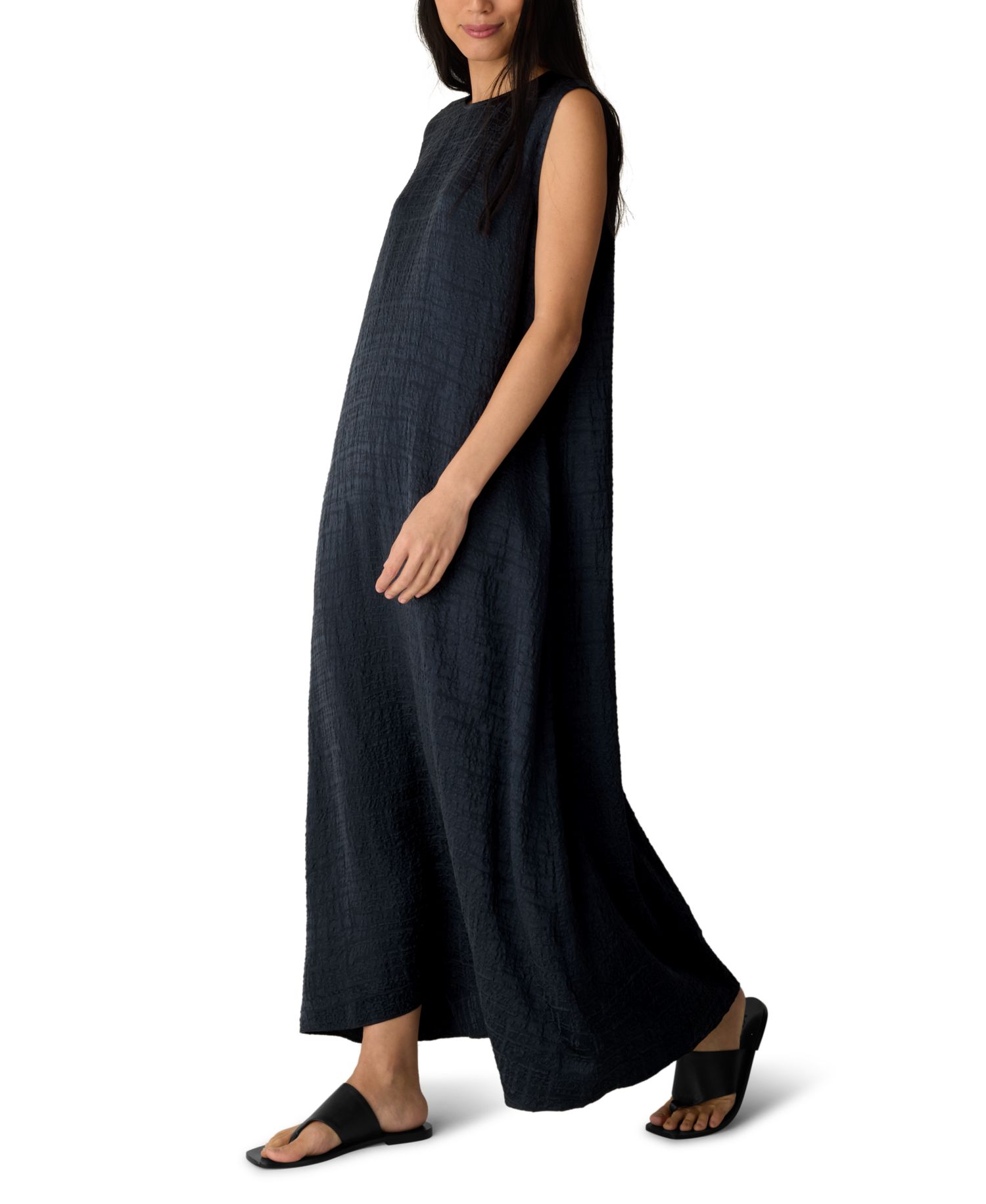 Women's Silk Sleeveless Maxi Dress