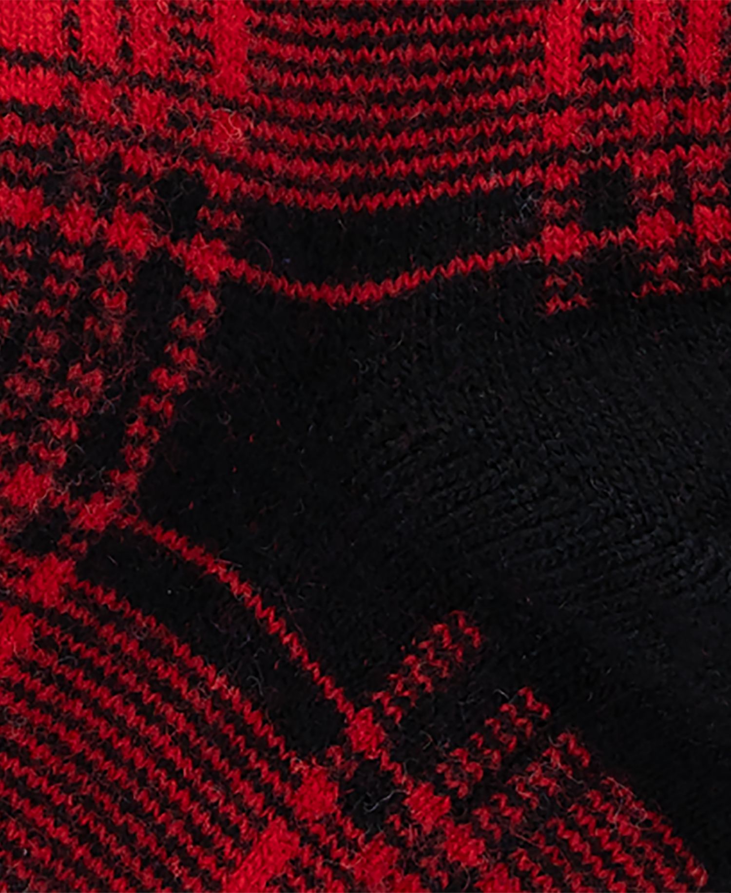 Men's Polo Bear Buffalo Plaid Wool-Blend Crew Socks
