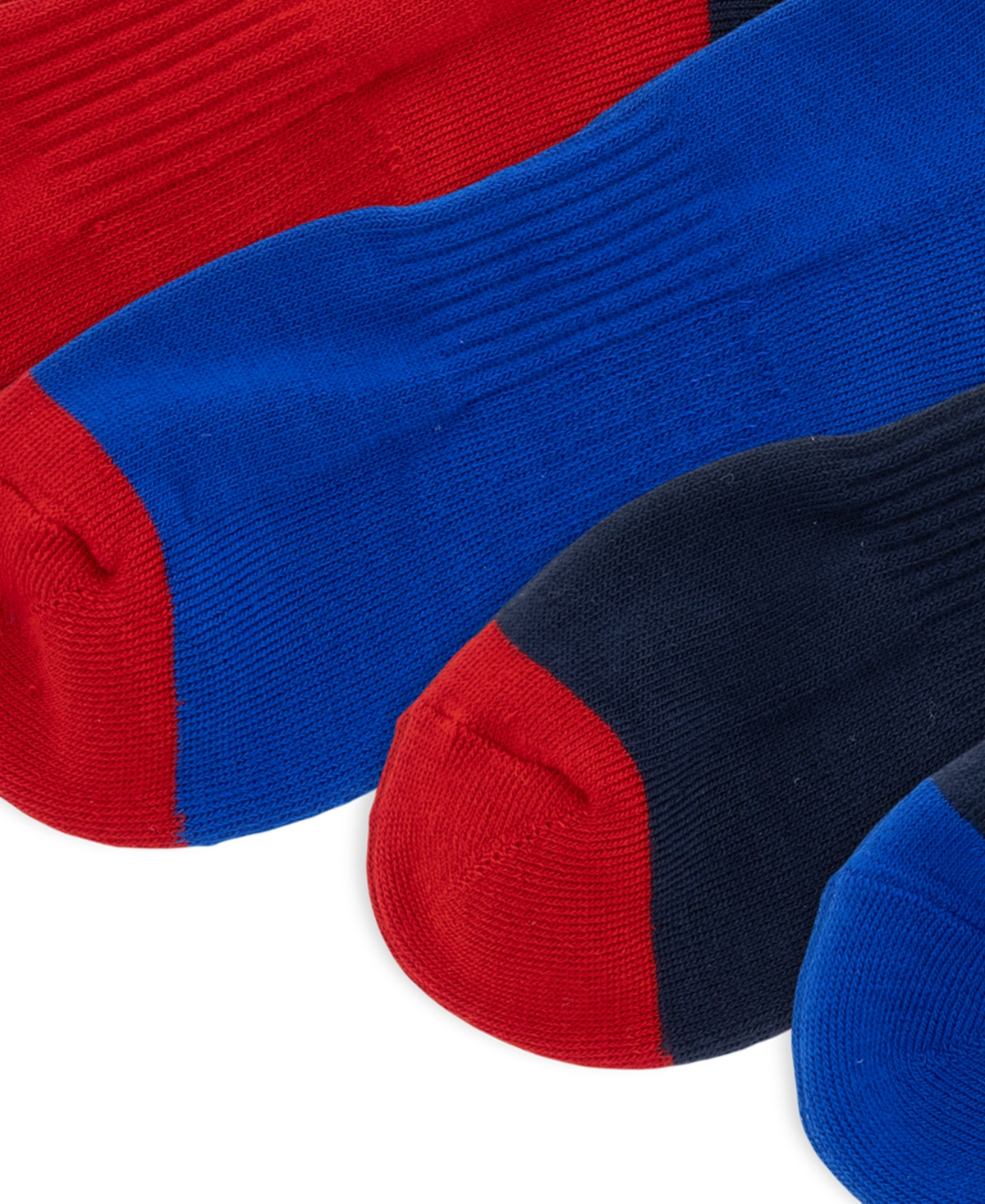 Polo Ralph Lauren Men's Snow Beach Ribbed Quarter Crew Socks, 6-Pack