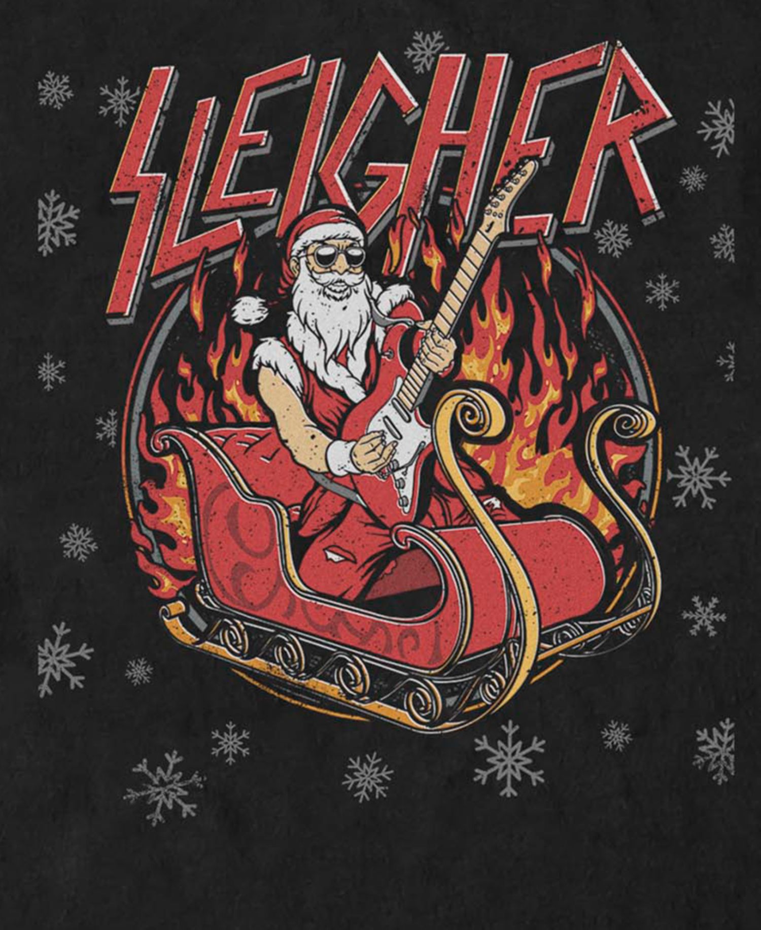 Men's Sleigher Retro Graphic T-Shirt