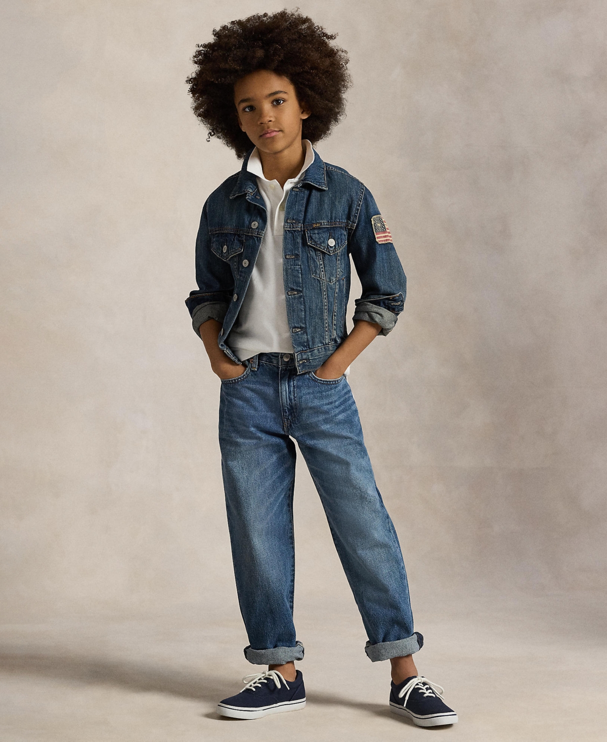 Polo Ralph Lauren Big Boys Denim Cotton Trucker Jacket