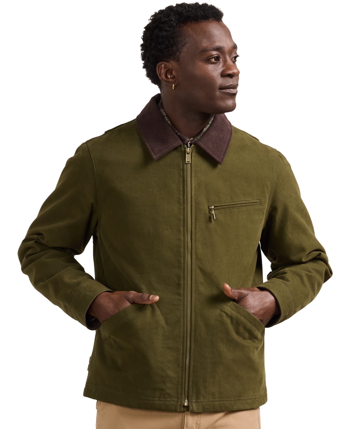 Pendleton Men's Carson City Ranch Long-sleeve Jacket In Dark Olive