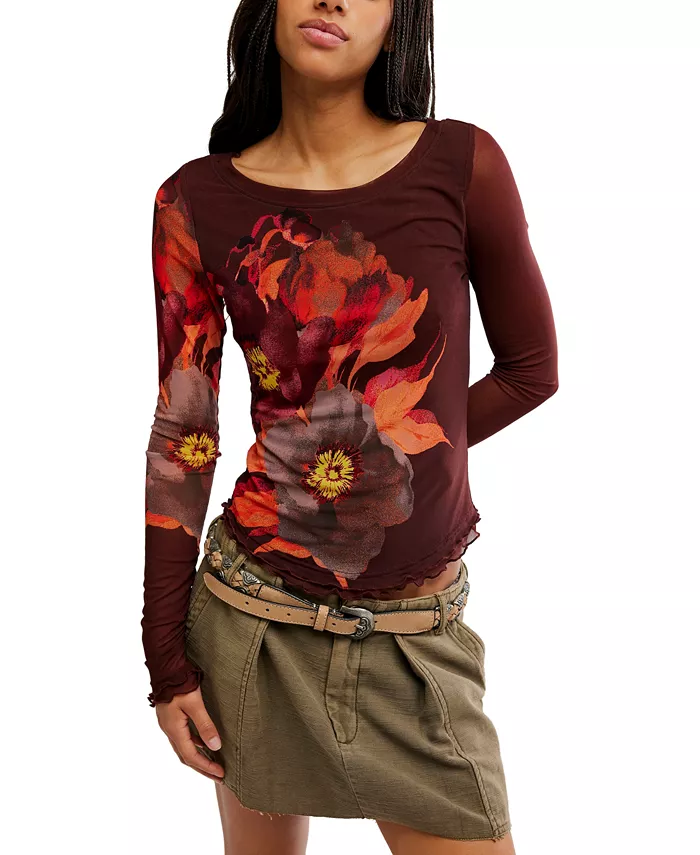 Women's Lilly Printed Long-Sleeve Top - thumbnail 10