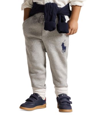 Toddler and Little Boys Big Pony Fleece Jogger Pants