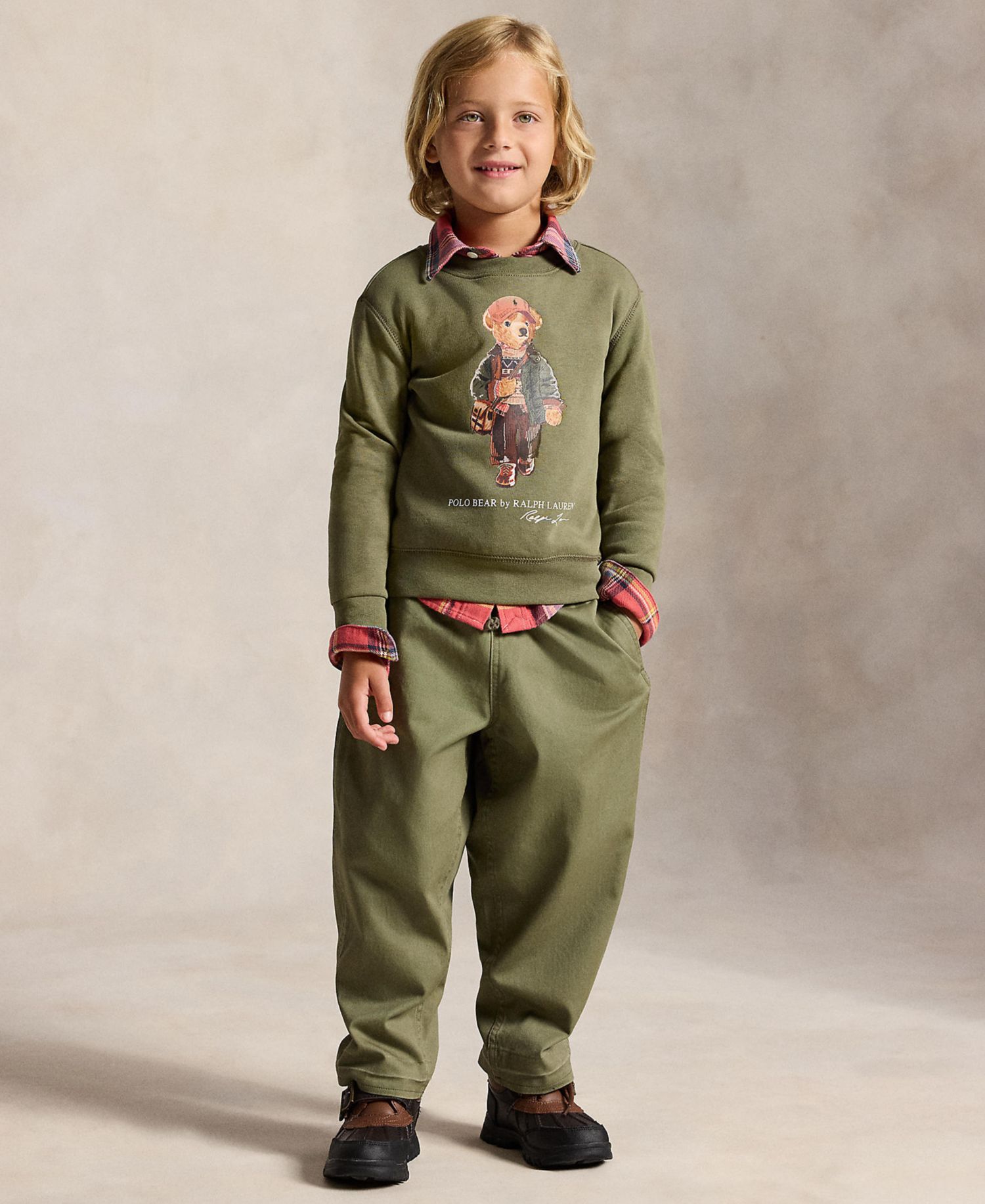 Флисовая толстовка Polo Bear для мальчиков от 2 до 7 лет